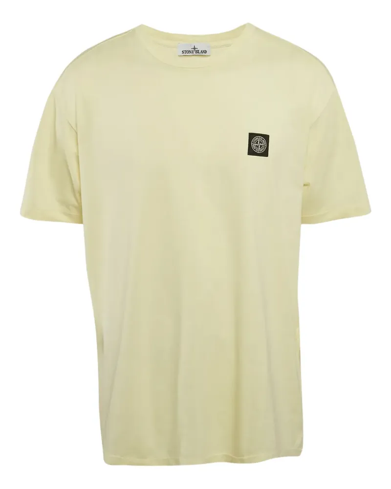 Stone Island Klassisches T-Shirt - Gelb Gelb