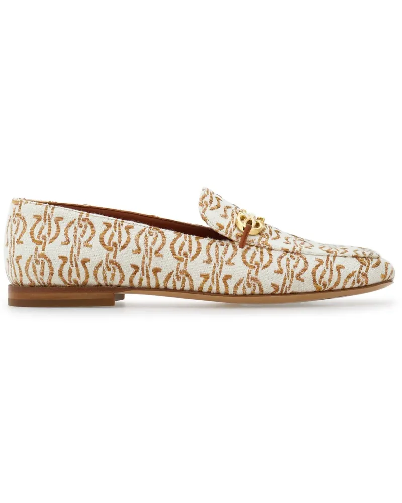 Ferragamo Loafer mit Schnalle - Nude Nude