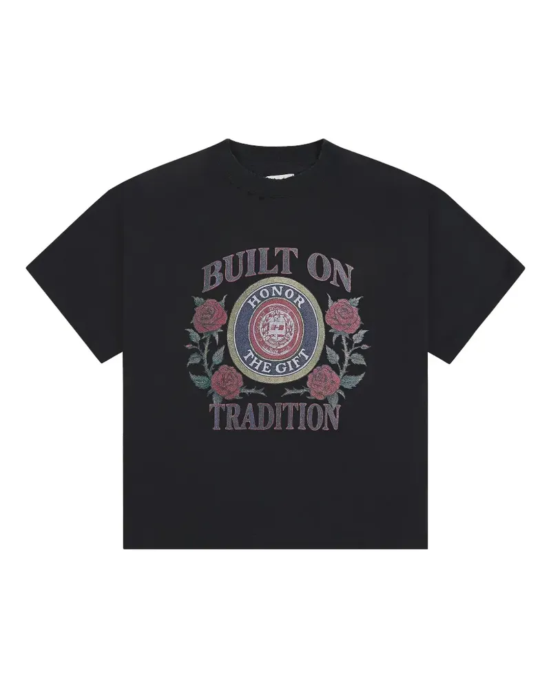 Honor The Gift Tradition T-Shirt mit grafischem Print - Schwarz Schwarz