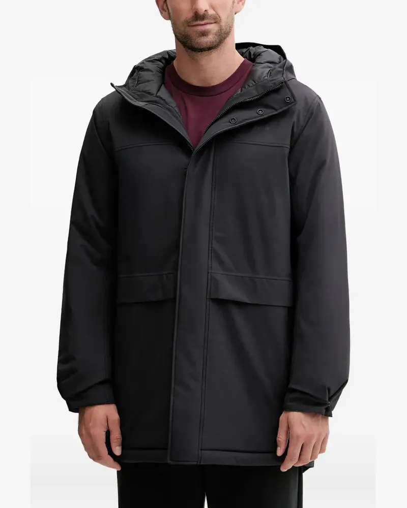 Jack Wolfskin Cold Camp hooded coat - Schwarz Schwarz