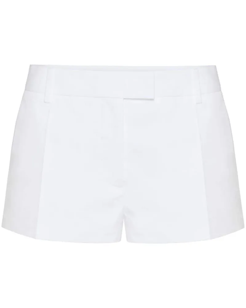 Valentino Garavani Compact Popeline-Shorts - Weiß Weiß