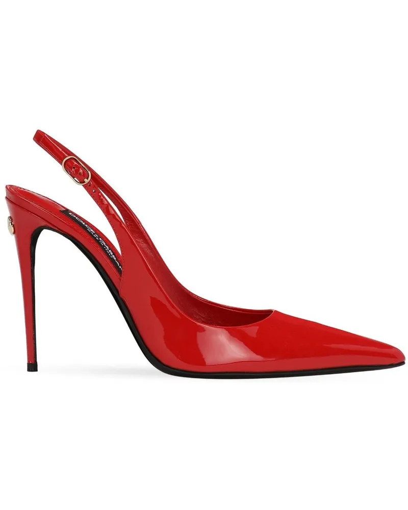 Dolce & Gabbana Pumps aus Lackleder 105mm - Rot Rot
