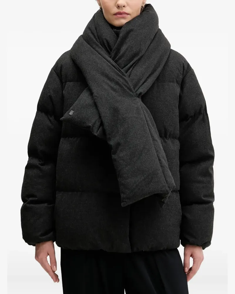 HUGO BOSS Gesteppte Fardot Jacke - Schwarz Schwarz