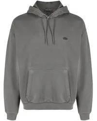 Lacoste Hoodie mit Logo-Patch Grau