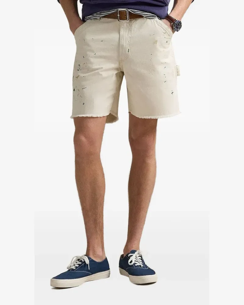 Ralph Lauren Shorts mit Farbklecks-Print - Weiß Weiß