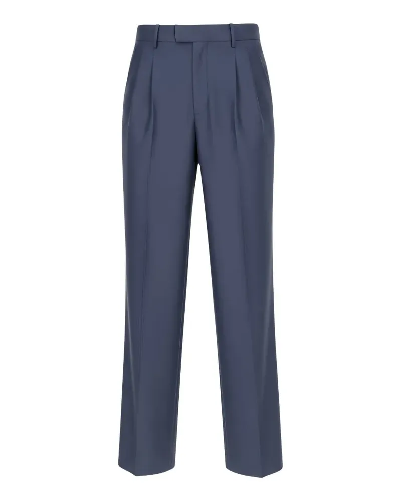 Isaia Klassische Bundfaltenhose - Blau Blau