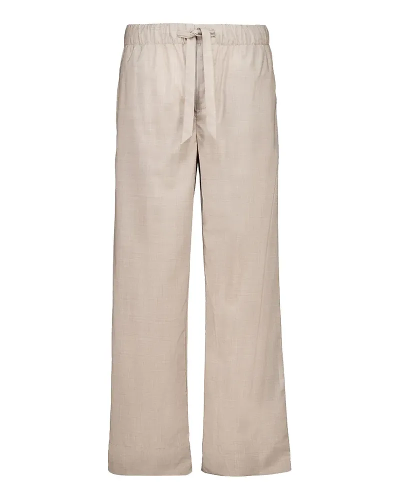 Frescobol Carioca Luan tropical wool trousers - Nude Nude