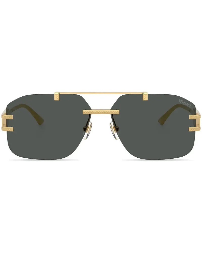Versace Getönte Pilotenbrille - Gold Gold