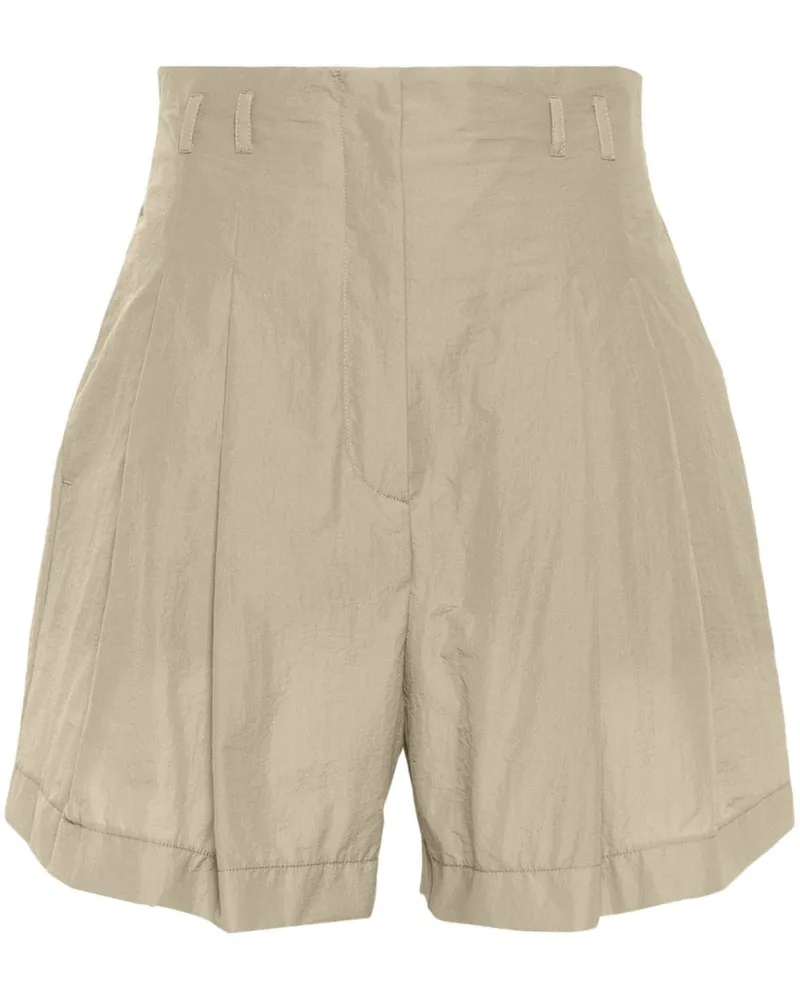 Philosophy Di Lorenzo Serafini Krepp-Shorts mit Falten Grau