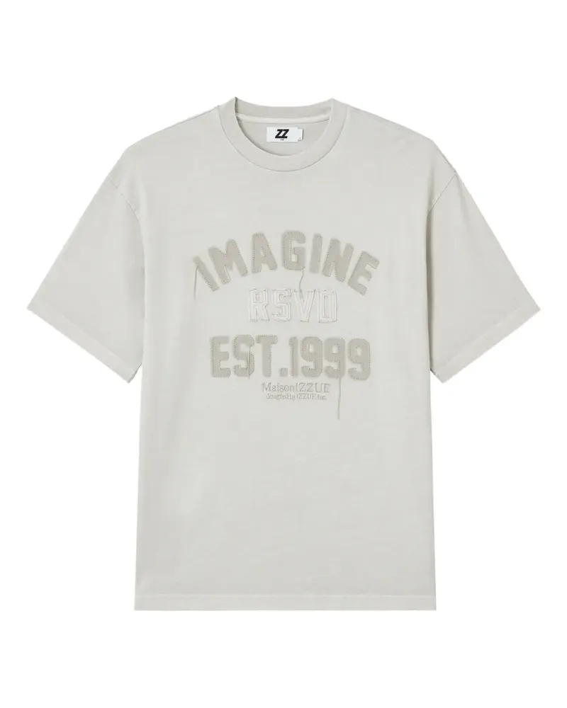 Izzue Klassisches T-Shirt - Grau Grau