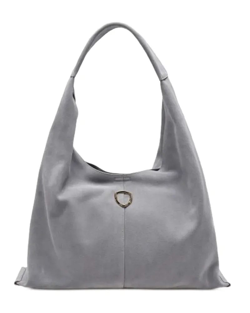 Blauer ring-detail shoulder bag - Grau Grau