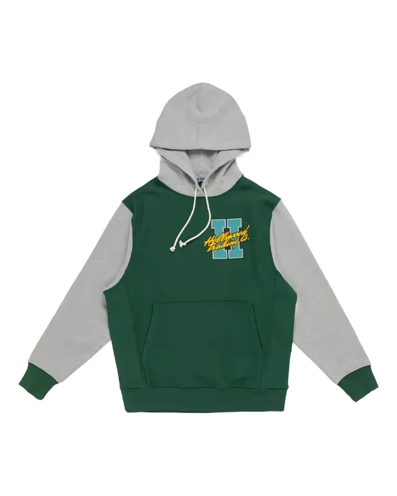 HTC Hollywood Trading Company MY HOOD logo-patch drawstring hoodie - Grün Grün