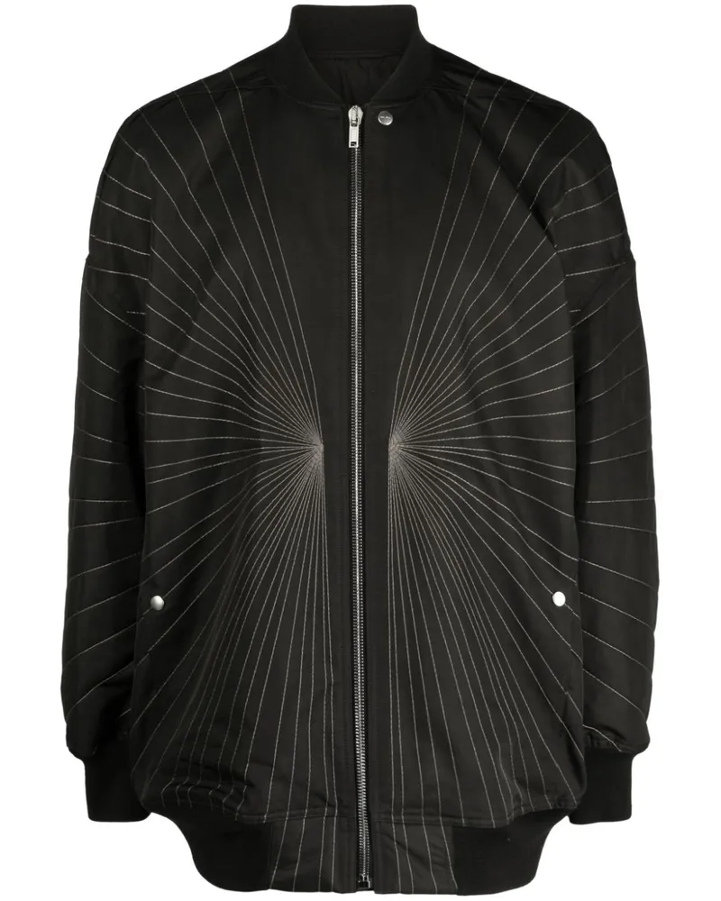 Rick Owens Gefütterte Radiance Bomberjacke - Schwarz Schwarz