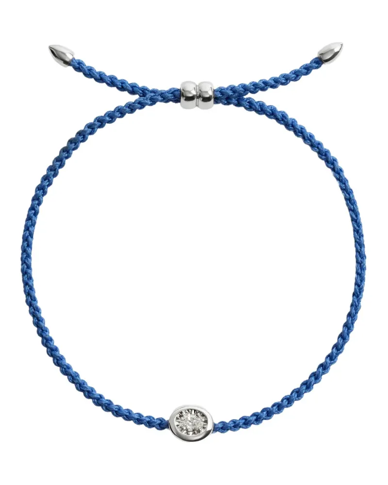 Monica Vinader Ovales Armband mit Diamant - Blau Blau