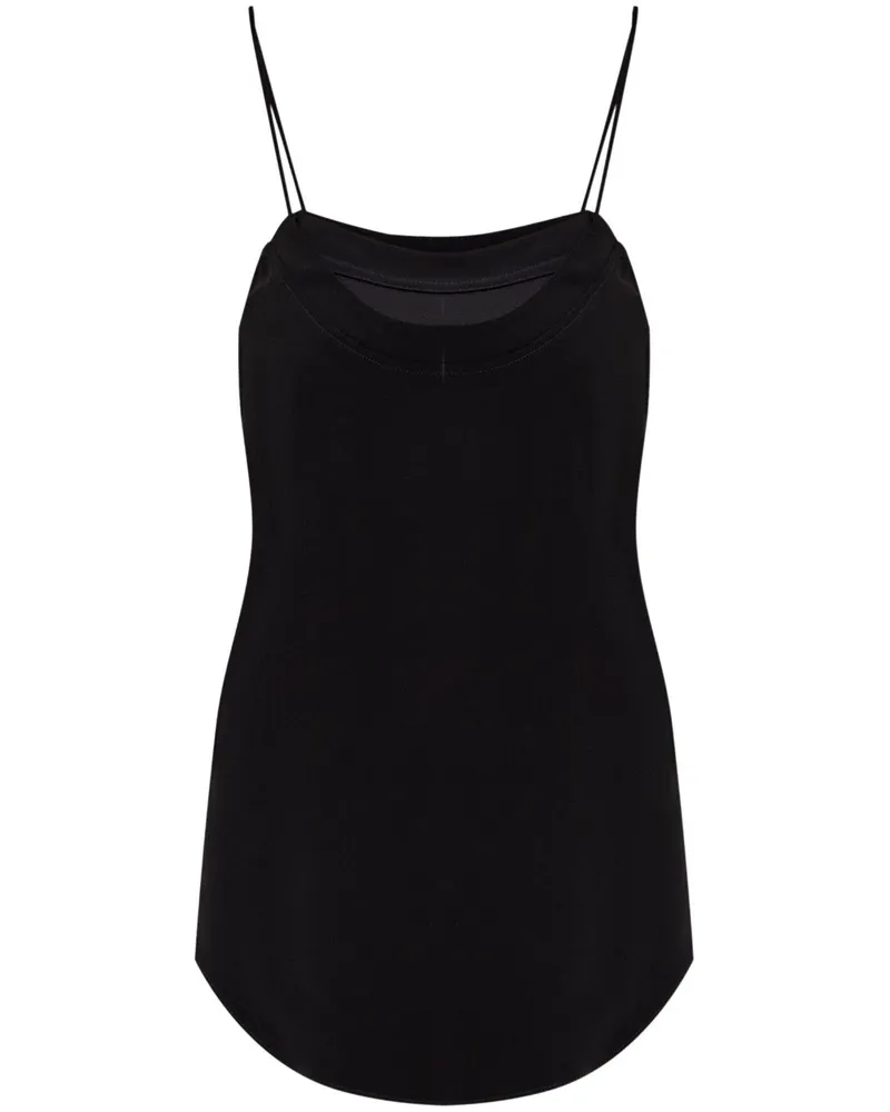Balmain Oberteil im Layering-Look - Schwarz Schwarz