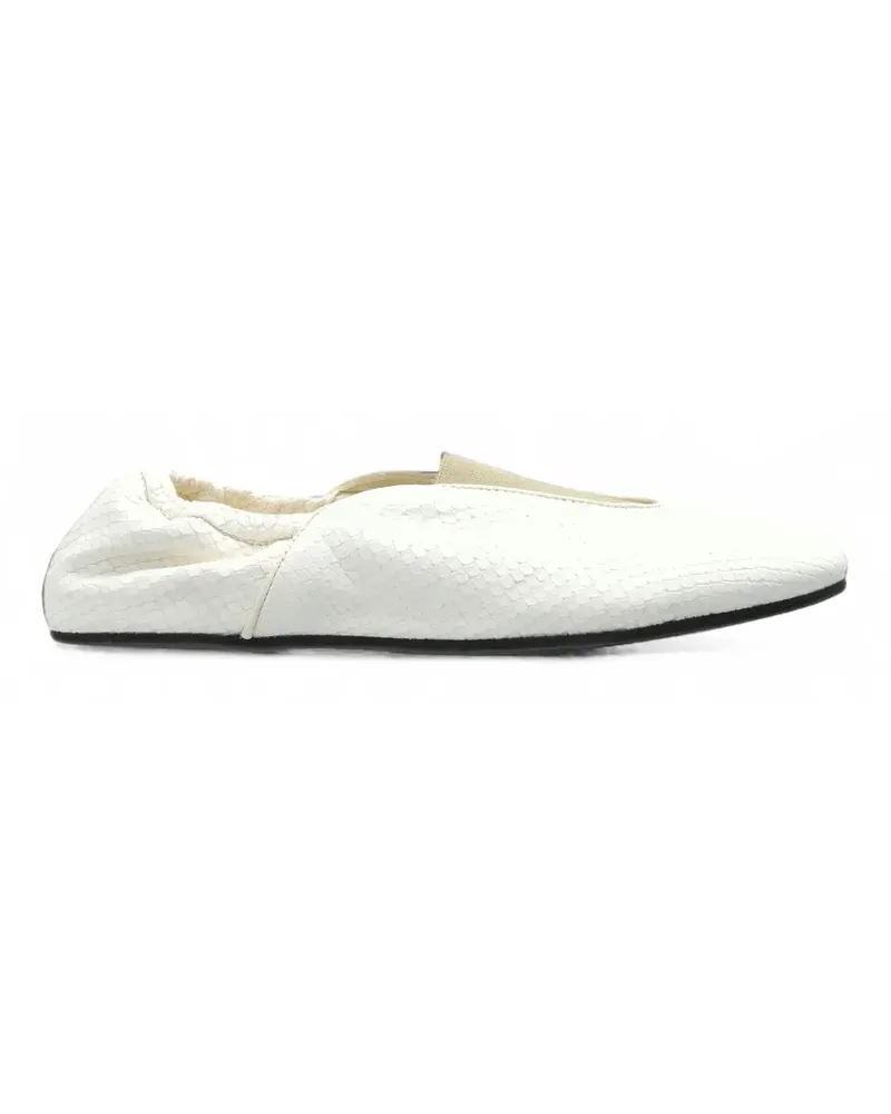 Jacquemus The Ballets soft ballet flats - Weiß Weiß