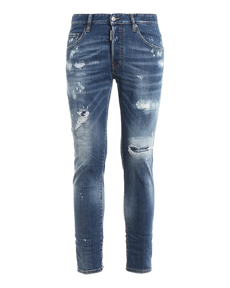 Dsquared2 Skater distressed jeans - Blau Blau