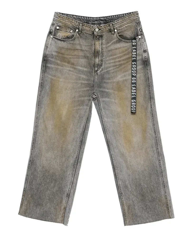 44 LABEL GROUP strap-detail jeans - Grau Grau