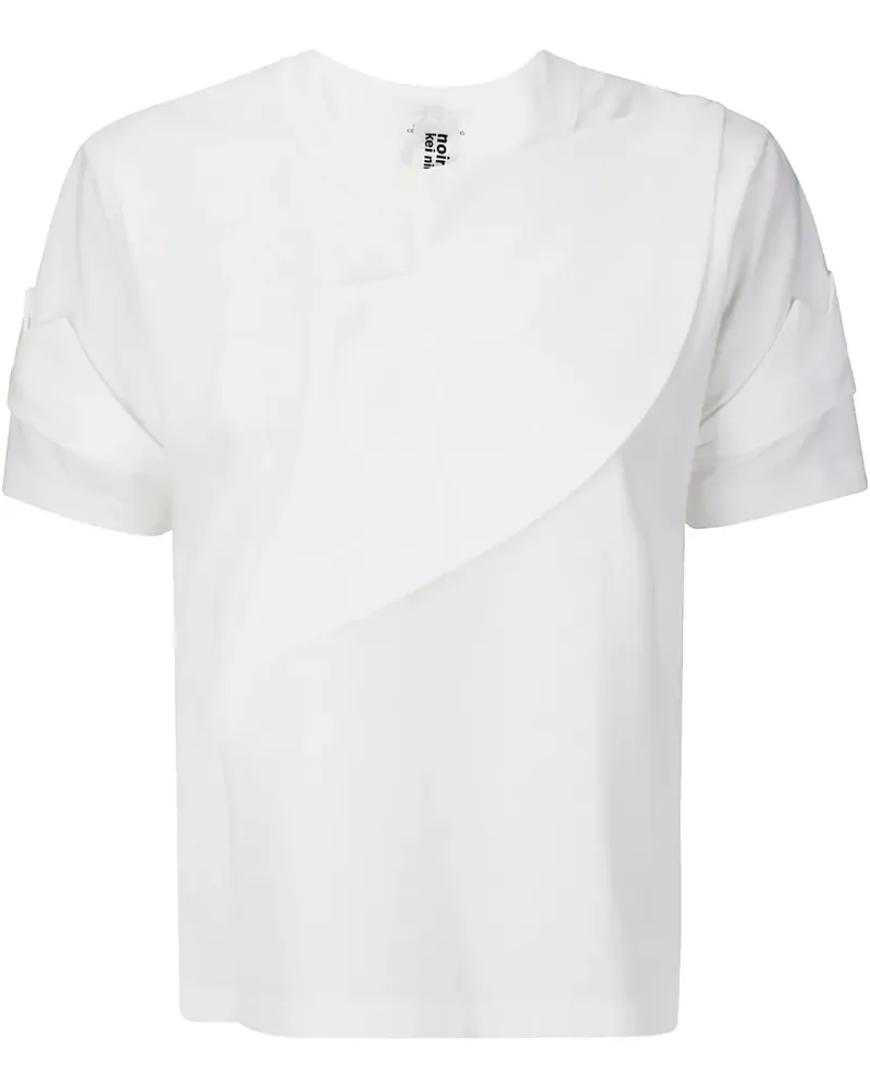 Noir Kei Ninomiya T-Shirt aus Baumwolle - Weiß Weiß