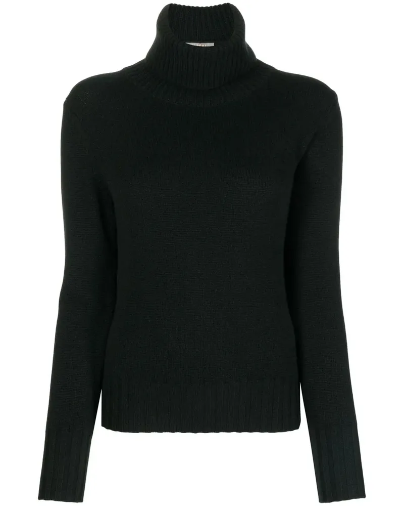 N.Peal Kaschmirpullover mit Rollkragen - Schwarz Schwarz