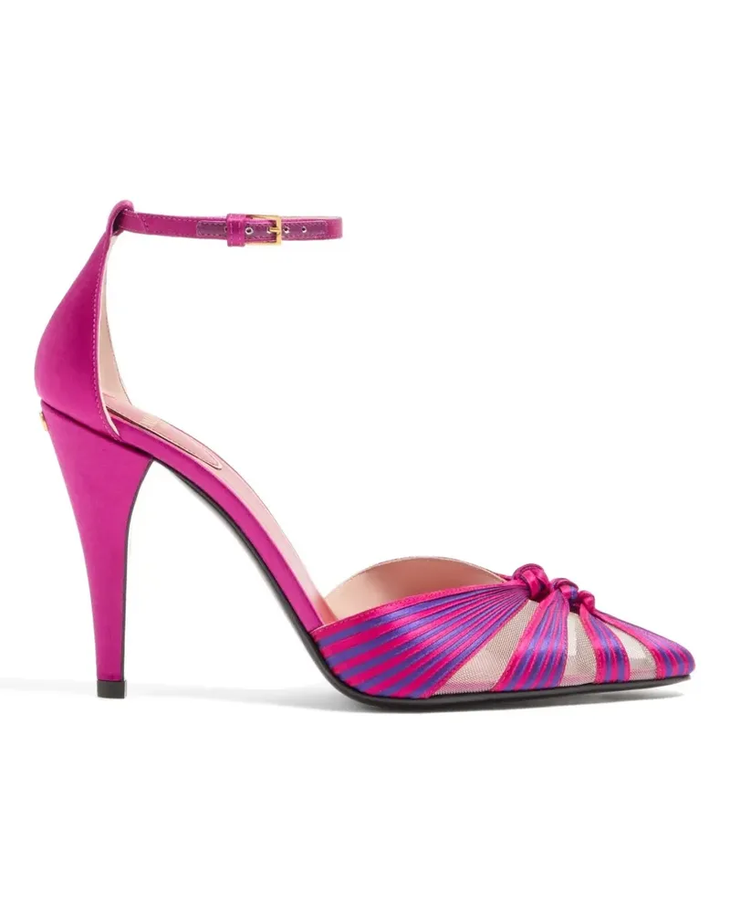 Valentino Garavani Annine satin pumps 100mm - Rosa Rosa