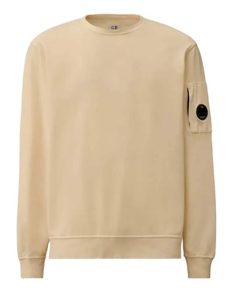 C.P. Company Sweatshirt mit Linsen-Detail - Nude Nude