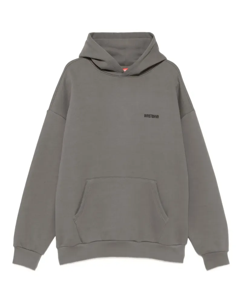 WRSTBHVR Hoodie mit Logo-Print - Grau Grau