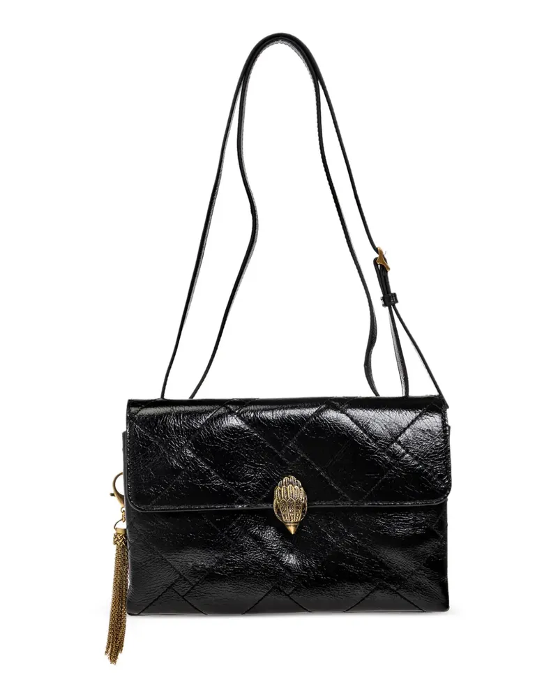Kurt Geiger Gesteppte Celia Flap Schultertasche - Schwarz Schwarz
