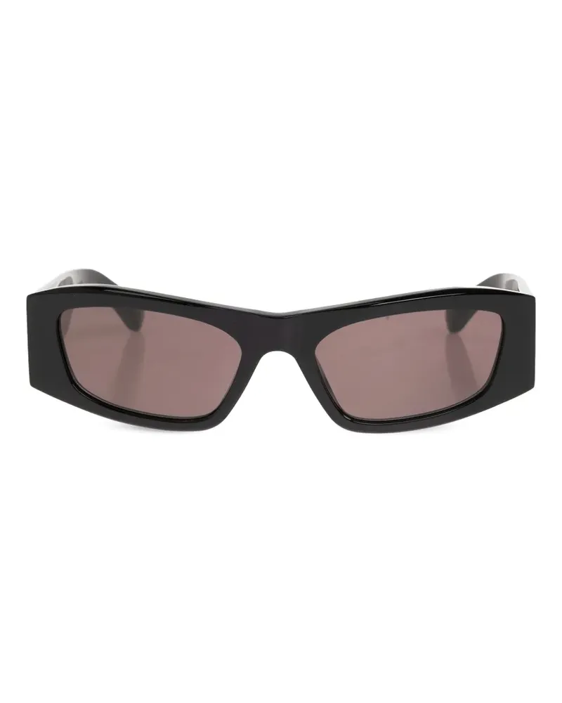 Balenciaga Sonnenbrille mit eckigem Gestell - Schwarz Schwarz