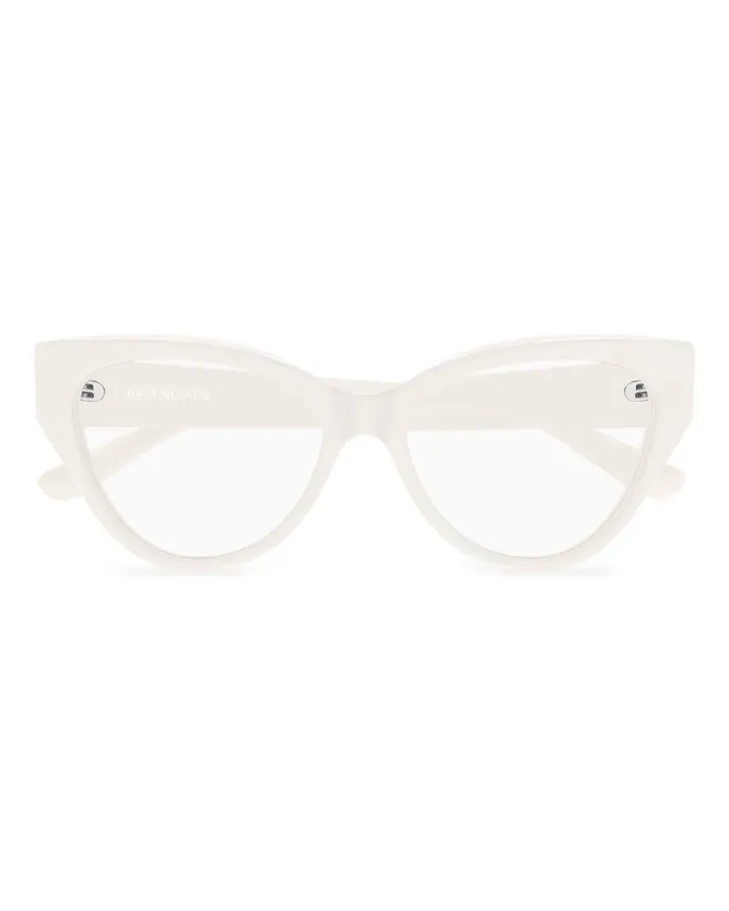 Balenciaga cat-eye glasses - Weiß Weiß