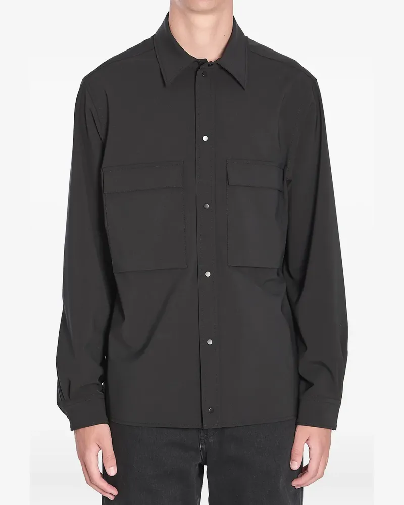 Moncler Hemd mit aufgesetzter Tasche - Schwarz Schwarz