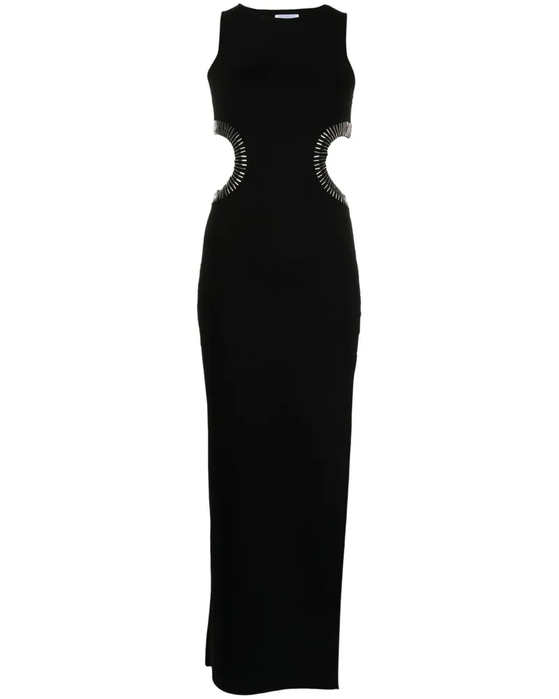 GALVAN Kleid mit Cut-Outs - Schwarz Schwarz