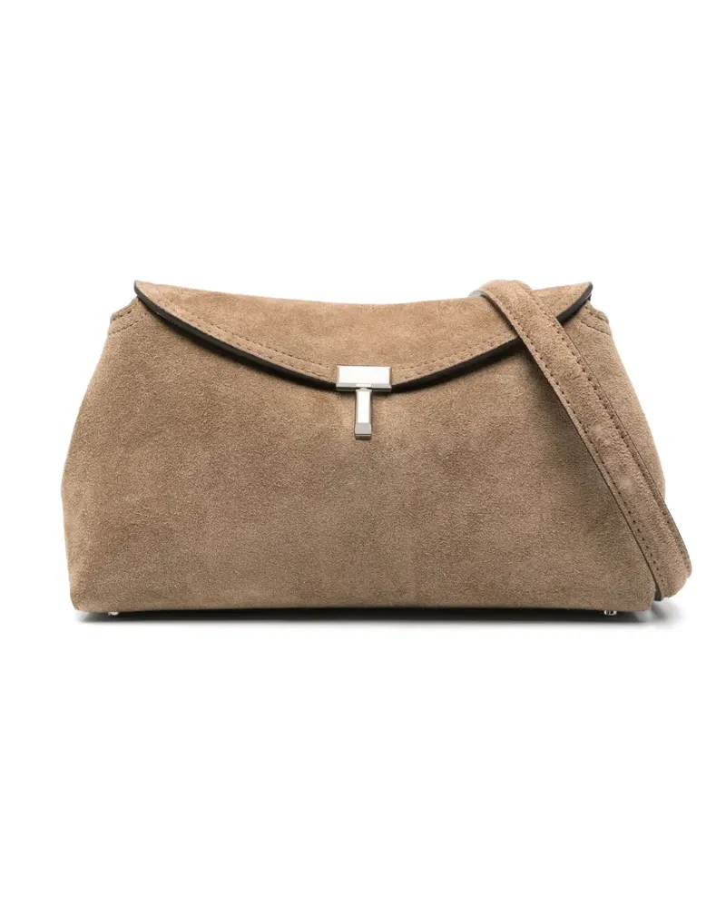 Totême Schultertasche mit T-Verschluss - Braun Braun