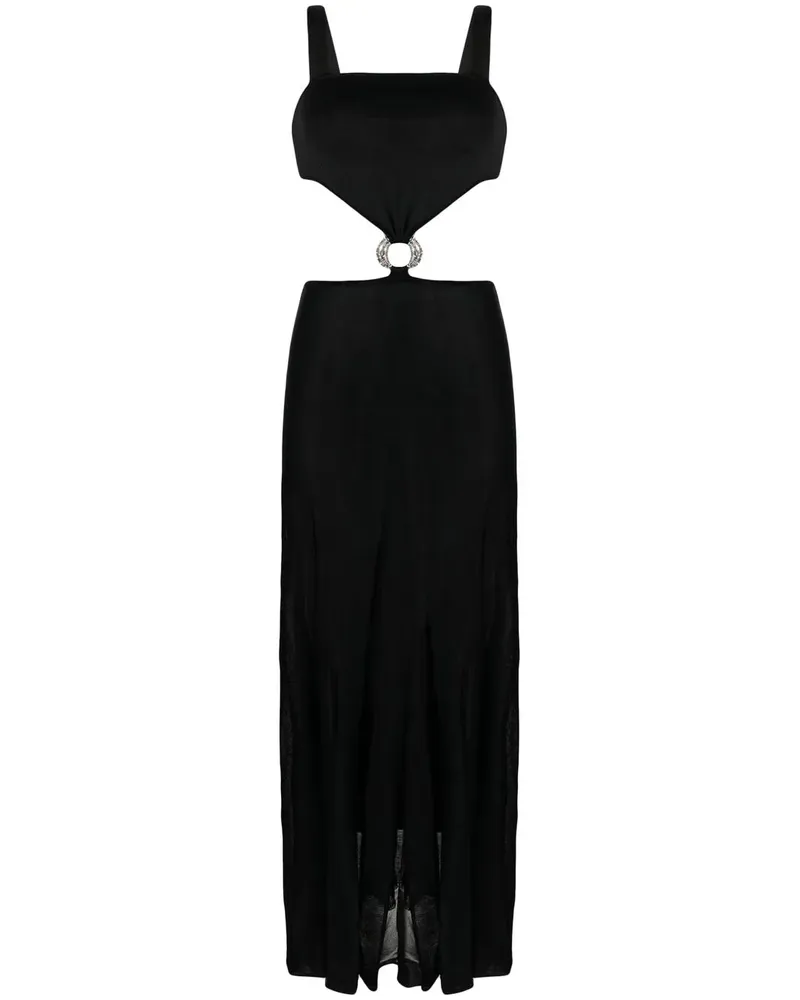 Roberto Cavalli Verziertes Minikleid - Schwarz Schwarz