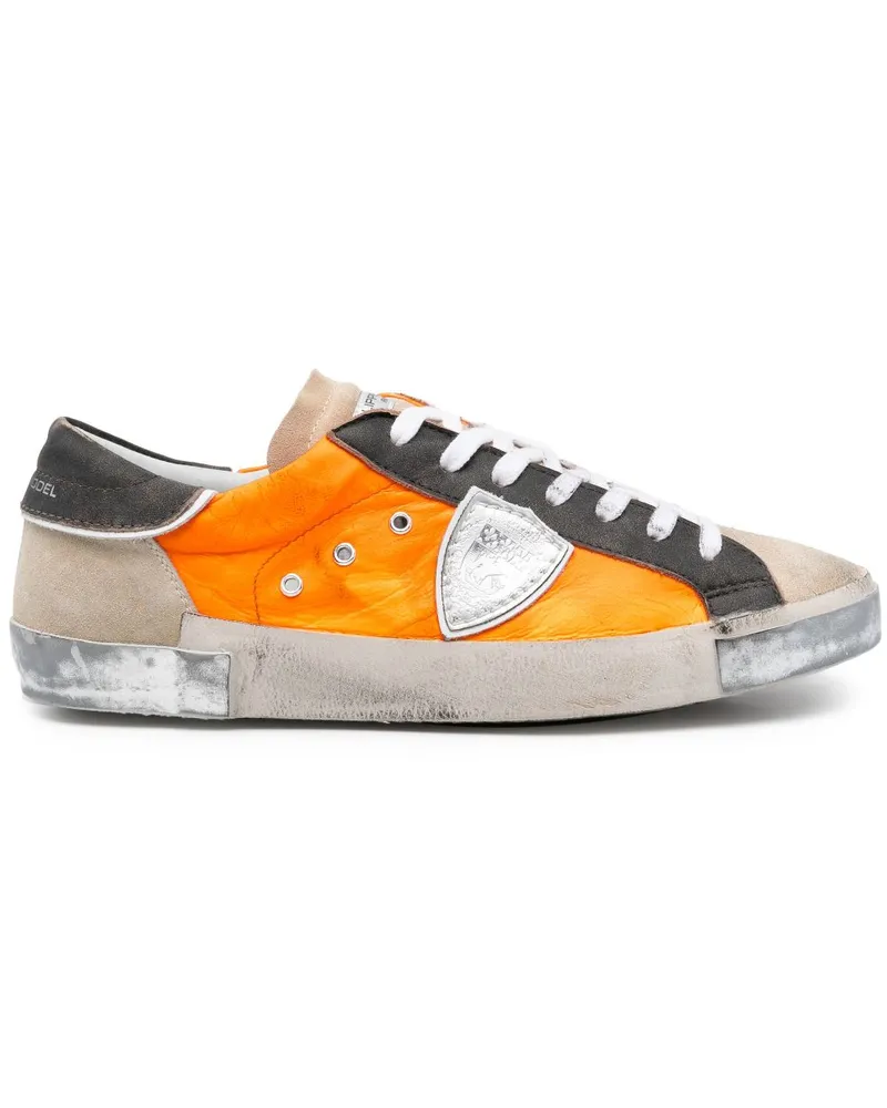 Philippe Model PRSX Sneakers im Used-Look - Orange Orange