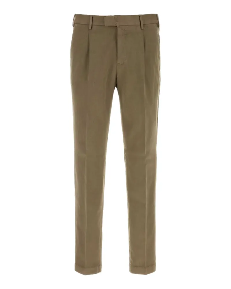 PT TORINO pleated turn-up trousers - Braun Braun