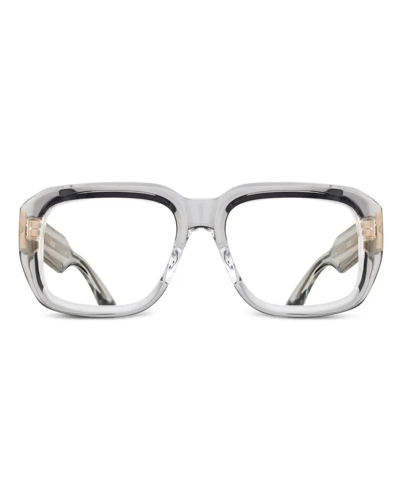 MATSUDA Brille mit geometrischem Gestell - Weiß Weiß