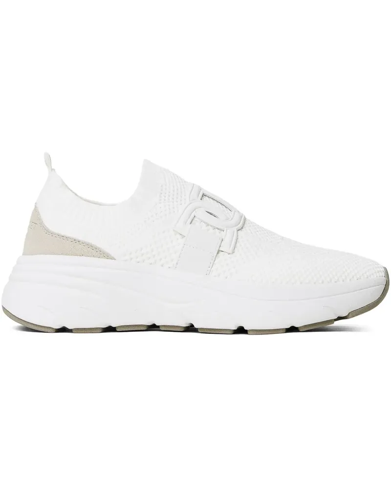 Twin-Set Sneakers mit Mesh-Einsätzen - Weiß Weiß