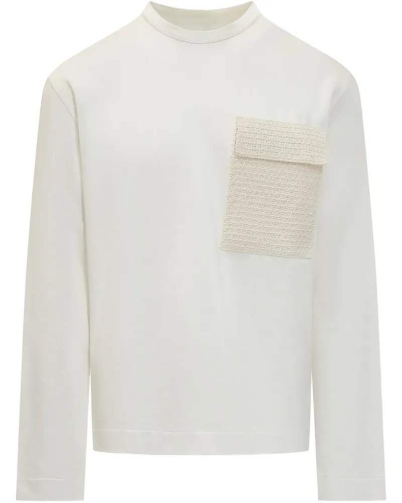 Jil Sander Langärmeliger Pullover - Weiß Weiß