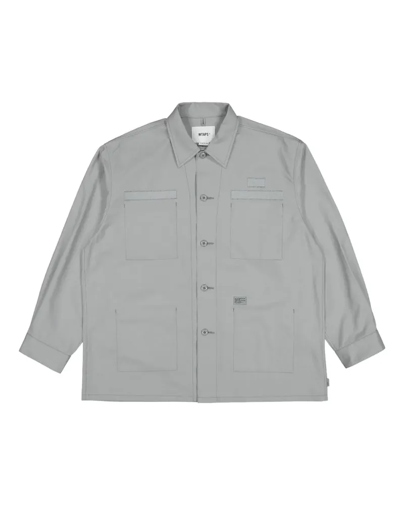 WTAPS Hemd mit Taschen - Grau Grau