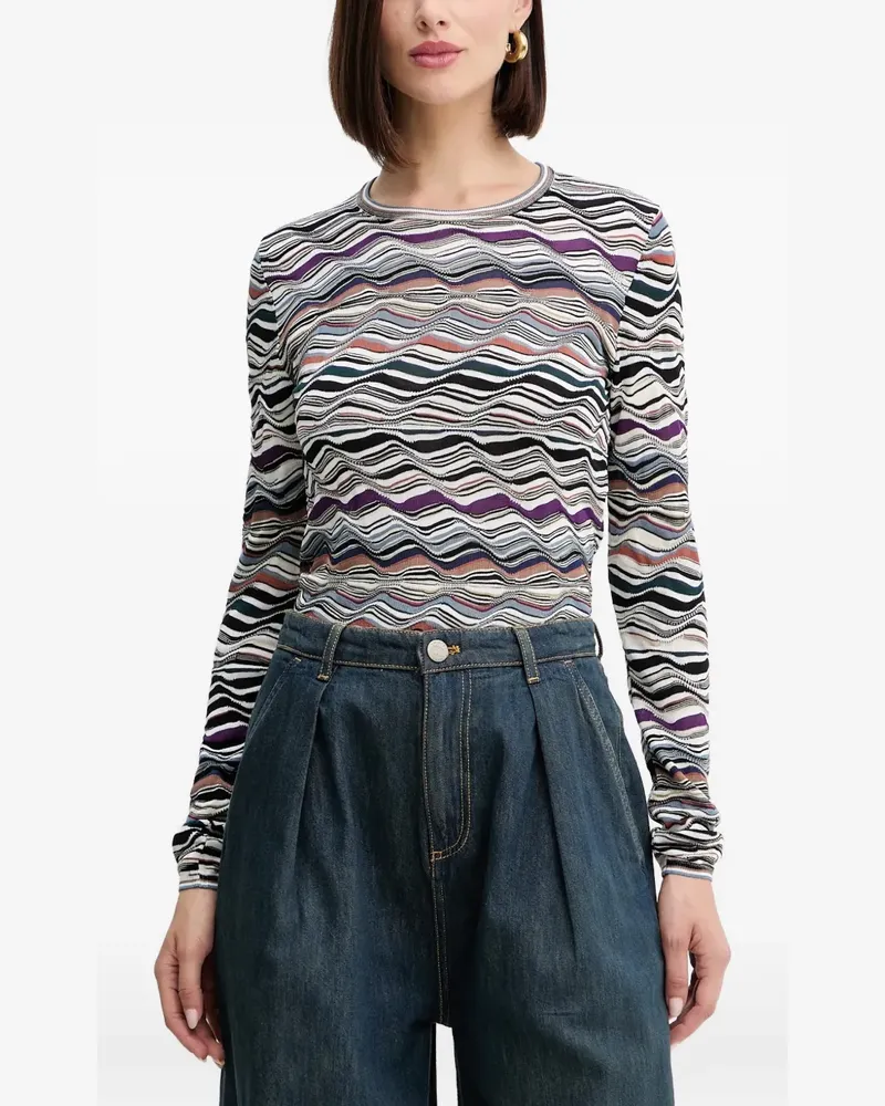 Missoni wavy sweater - Weiß Weiß