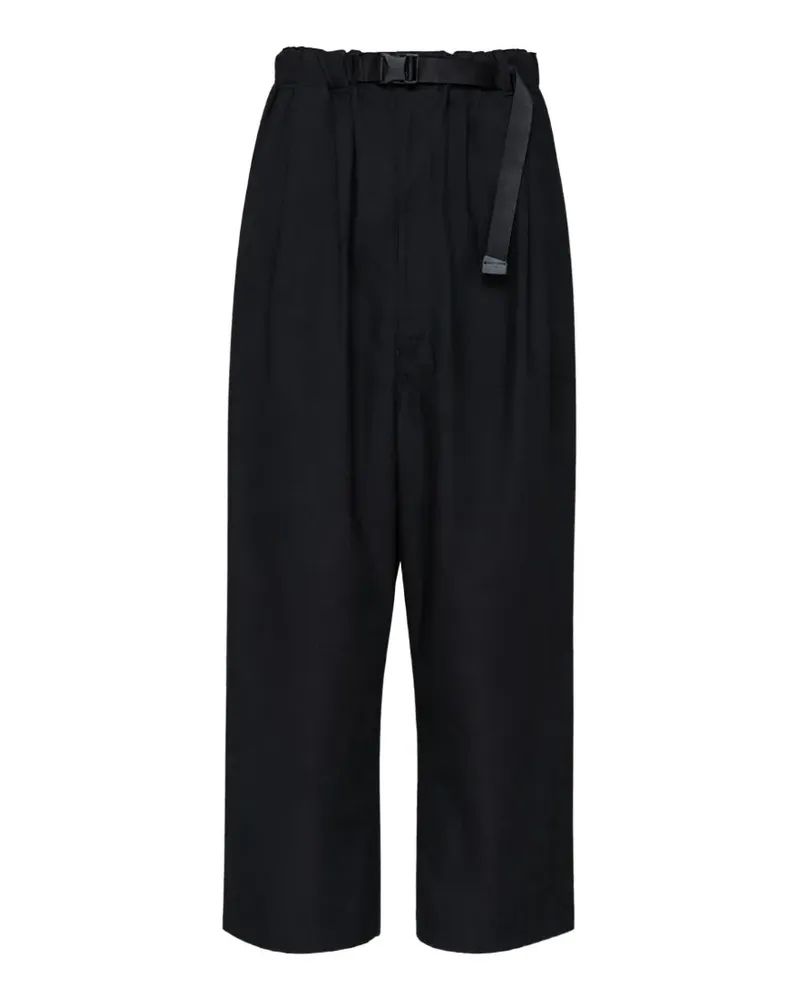 Comme des Garçons Hose mit Gürtel - Schwarz Schwarz