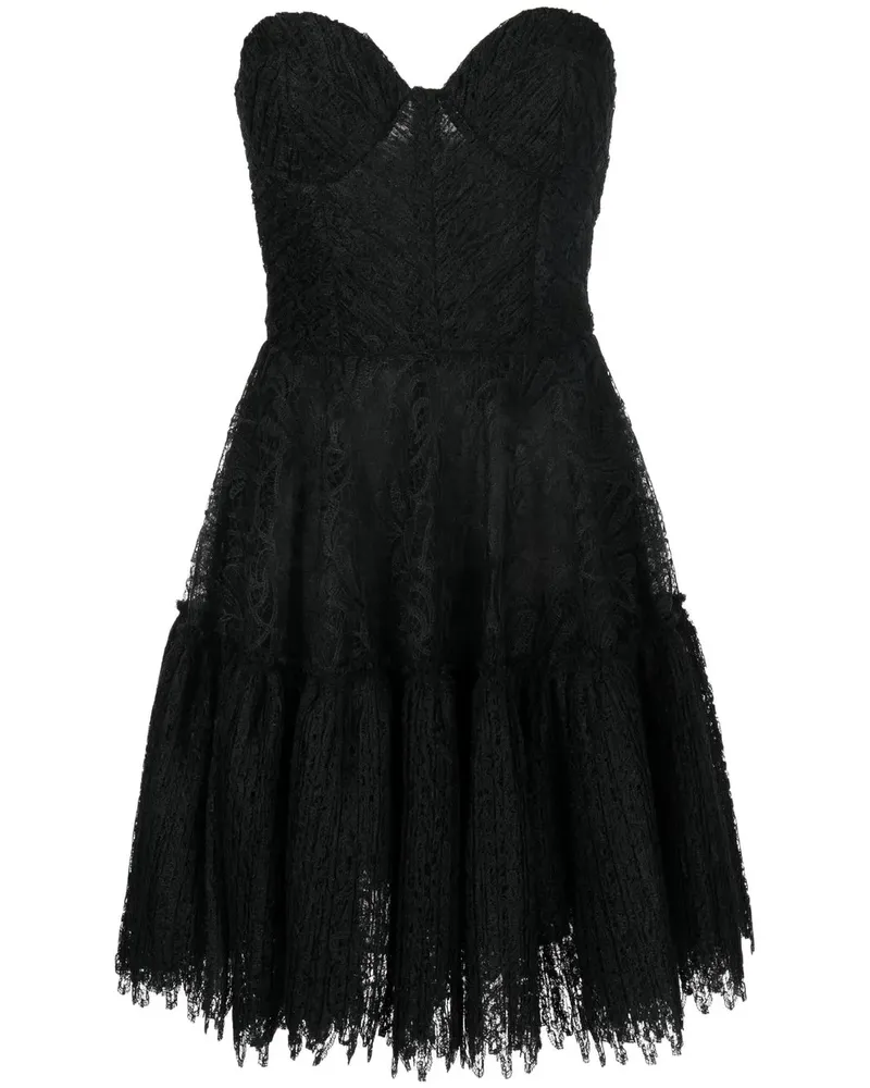 COSTARELLOS Esme Spitzenkleid - Schwarz Schwarz