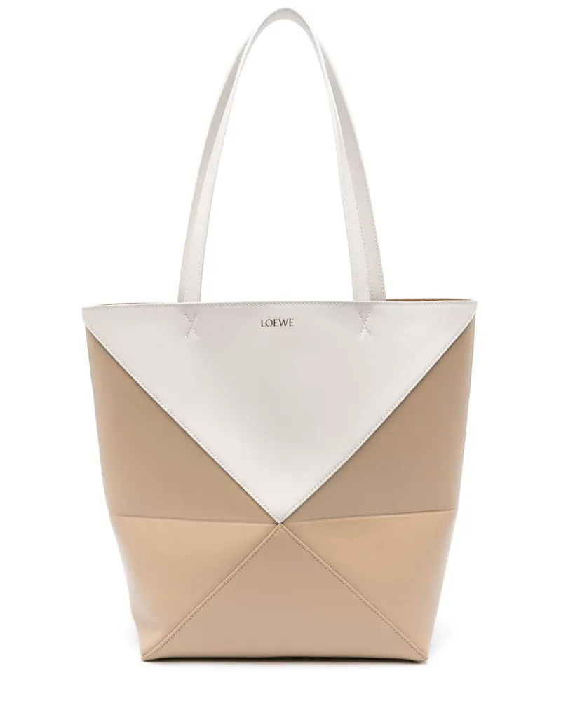 Loewe Puzzle Schultertasche - Nude Nude