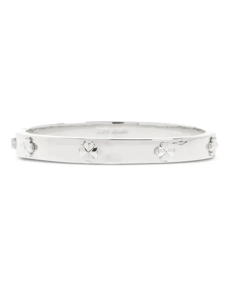 Kate Spade Armreif mit Kleeblatt-Verzierung - Silber Silber