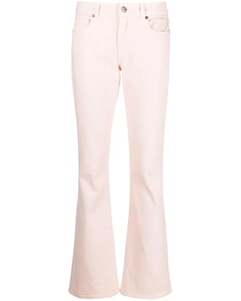 P.A.R.O.S.H. Tief sitzende Bootcut-Jeans - Rosa Rosa