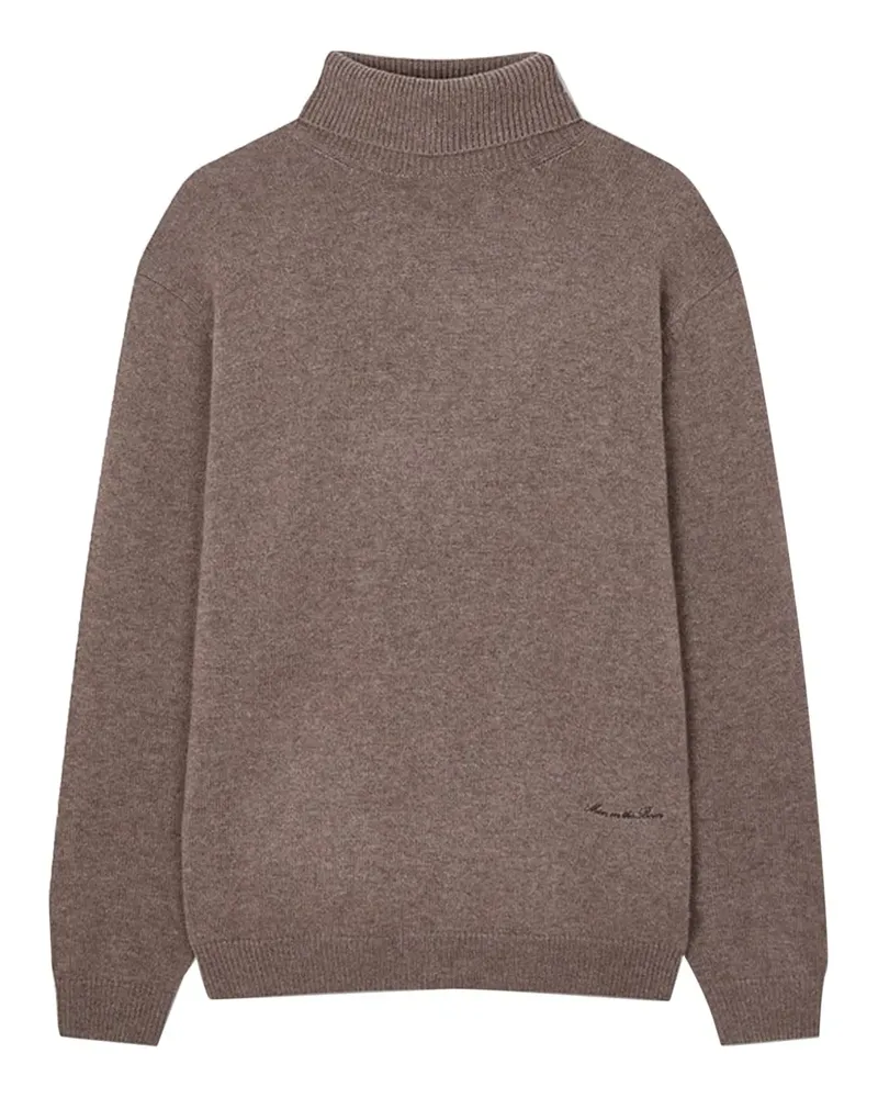 ManOnTheBoon Pullover mit Rollkragen - Braun Braun