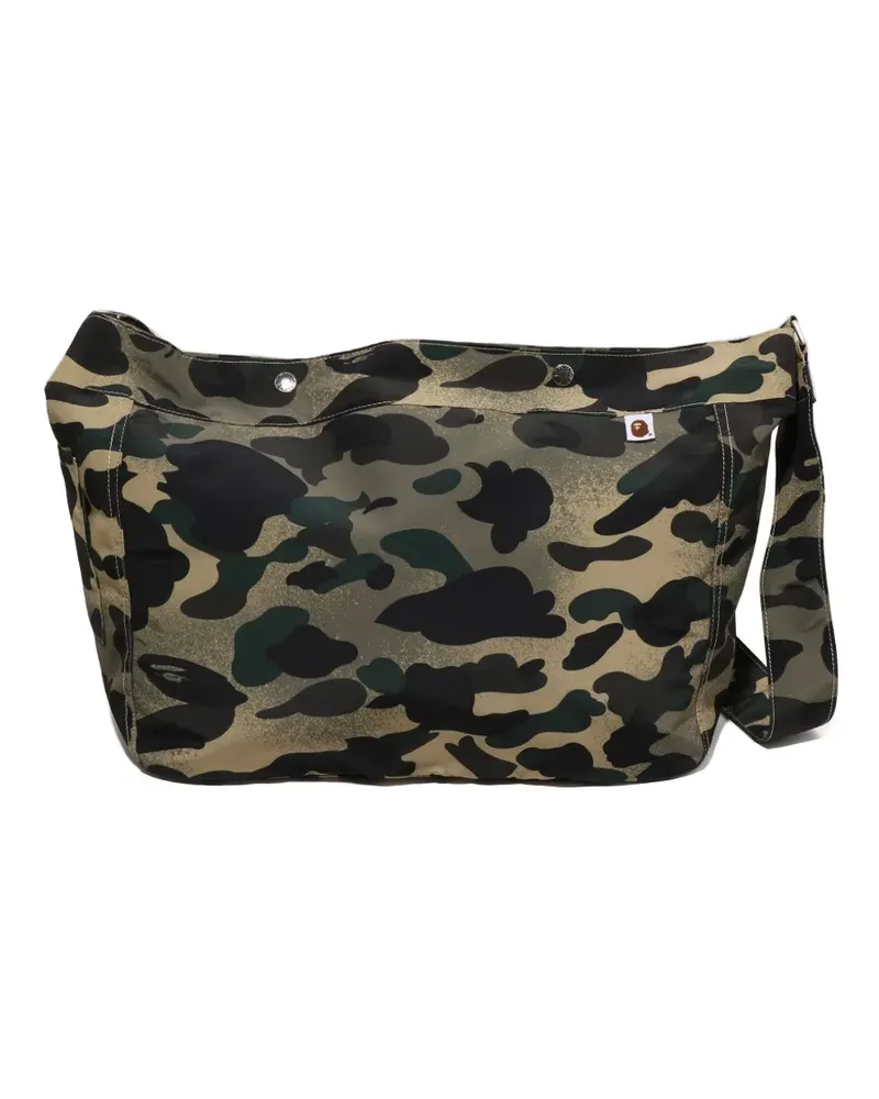 BAPE Kuriertasche mit Camouflagemuster - Grün Grün