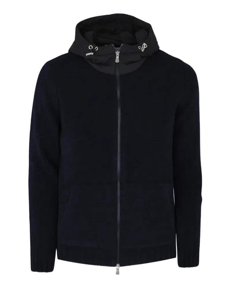 Gran Sasso Kapuzenjacke mit Reißverschluss - Blau Blau