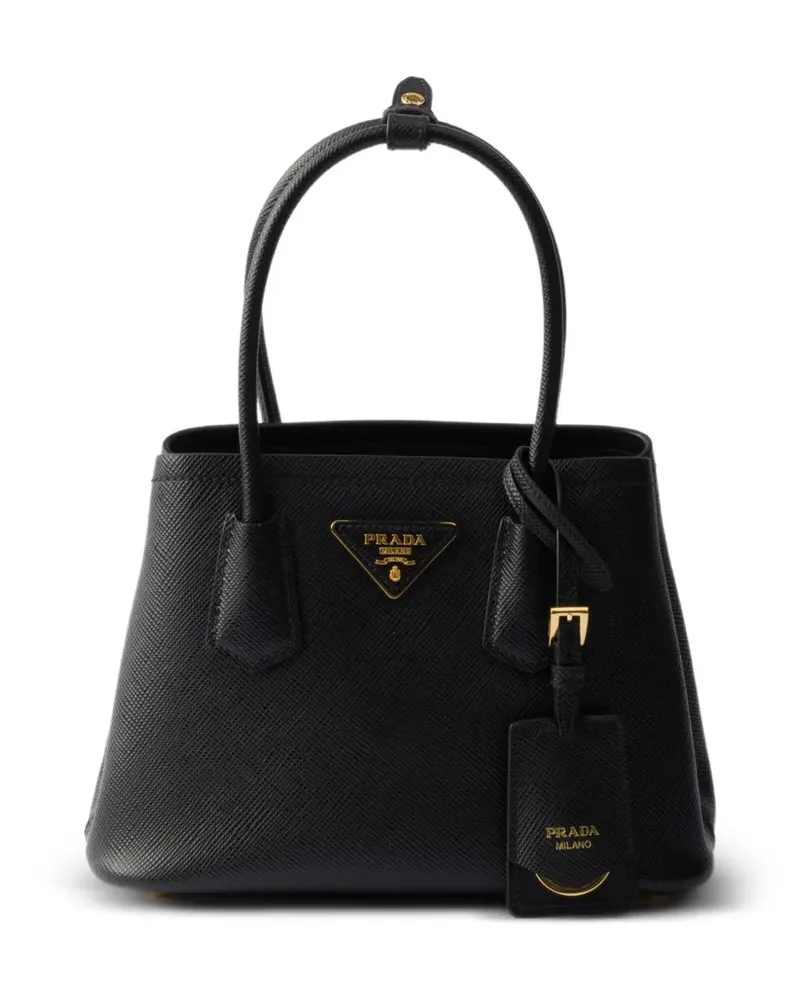 Prada Mini-Tasche aus Saffiano-Leder - Schwarz Schwarz